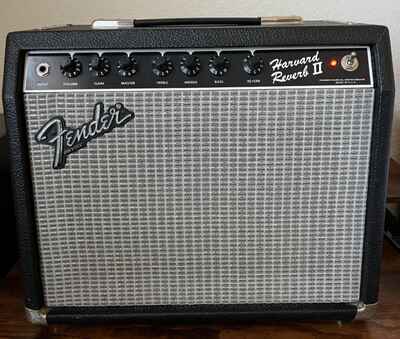 Vintage 80s Fender Harvard Reverb II Guitar Amp Solid State Rivera Era RARE