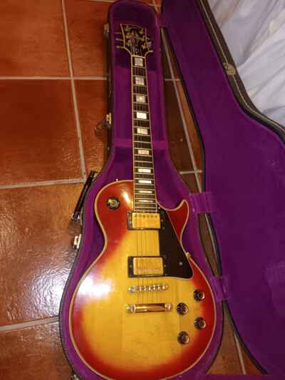 1976 Gibson Les Paul Custom Cherry Sunburst, OG parts