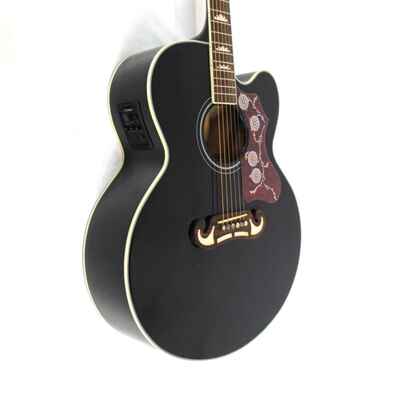 Epiphone J200EC Studio Acoustic-Electric Guitar 2022 - Black