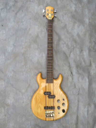 A GOOD KAY DC-3X VINTAGE 1970s SINGLE BODIED BASS GUITAR MADE IN JAPAN