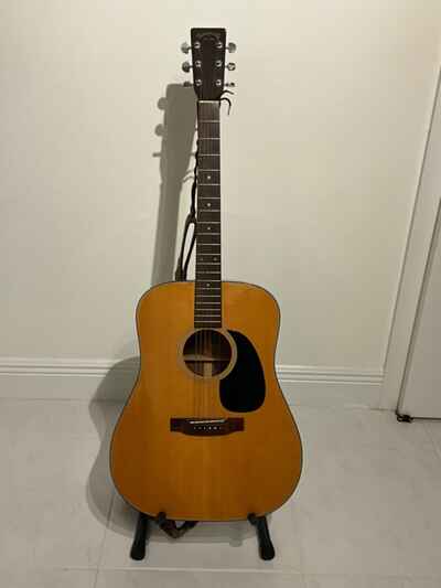 1978 Takamine F-340 Dreadnought Acoustic Guitar w Hard Case?? Martin D18 Replica