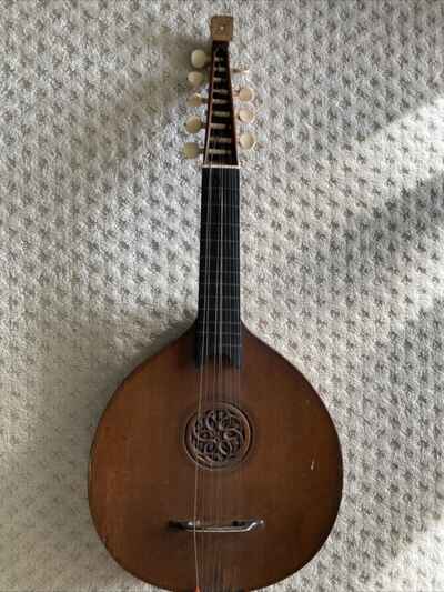 Antique Cittern Guitar English Guittar (Lute, Mandolin); Remerus Liessem, 1759