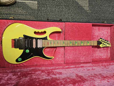 1988 Ibanez gem777 Steve Vai  Dy desert yellow sun W / Original case