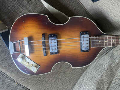 1965-1966 era Vintage Hofner Violin Beatle Bass 500 / 1 Paul McCartney