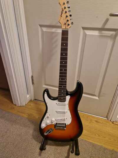 ARIA STG 003 L / H SB Electric Guitar Left Handed in Sunburst