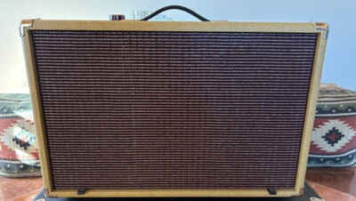 Mojotone 1x12" tweed style speaker cabinet with Celestion Vintage 30 speaker