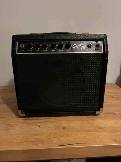 Fender Squier 15w Guitar Practice Amp 1 x 8?? speaker ?? Vintage 1980s