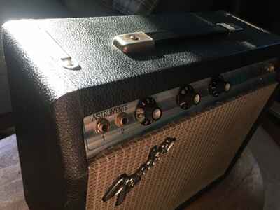 Fender Champ Amp Silverface Vintage Tube Guitar Amplifier