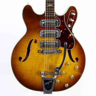 1960s Airline H-76 Harmony H-78 Heath Bigsby Sunburst Guitar!