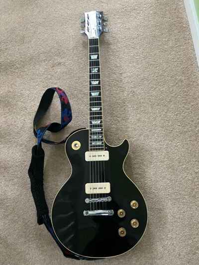 Gibson Les Paul Pro Delux Ebony (1977) with P90