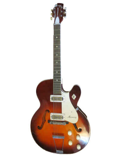 Harmony H54 Rocket (1960s) vintage semi hollow body electric guitar