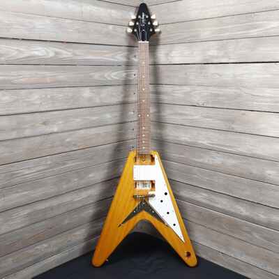 Epiphone Inspired By Gibson 1958 Korina Flying V Guitar Shell As Is