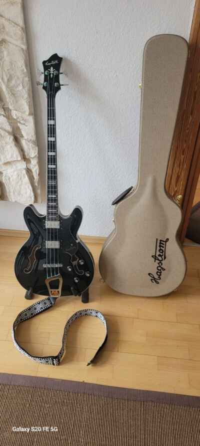 HAGSTROM VIKING E-BASS Semi-hollow Incl. Original Koffer