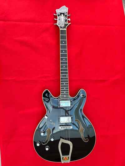 Left-handed Hagstrom Viking Hollow Bodied Guitar