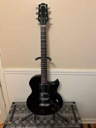 Vintage 1970s  /  80s Linoln L6S Guitar - Lawsuit - Black - Made in Japan