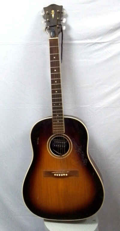 6-string Hofner 151 Western acoustic guitar With strap & pickup