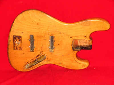 Fender 1972 Natural Jazz Bass Alder Body