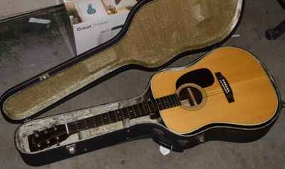 VINTAGE ARIA JAPAN 6-STRING ACOUSTIC GUITAR LW 18 & CASE