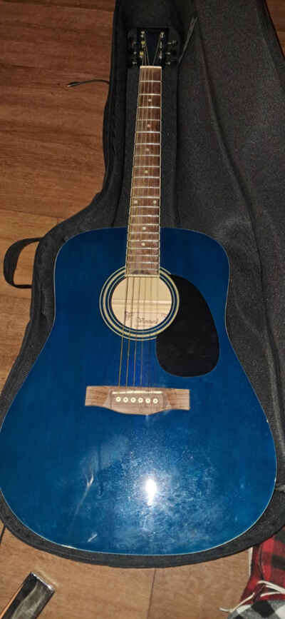 Blue Ventura Acoustic Dreadnaught 6 String Guitar