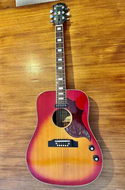 Ibanez Concord E-684E 1976 - Sunburst - ??Hummingbird?? Acoustic Guitar