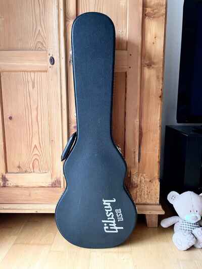 Orginal Gibson Les Paul Hard Case  /  Gitarrenkoffer schwarz Vintage mit Plüsch