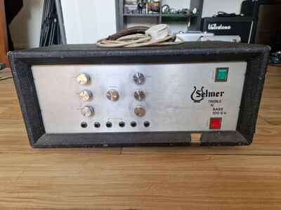 Selmer treble and bass 100SV 100w vintage british valve amplifier tube amp 100