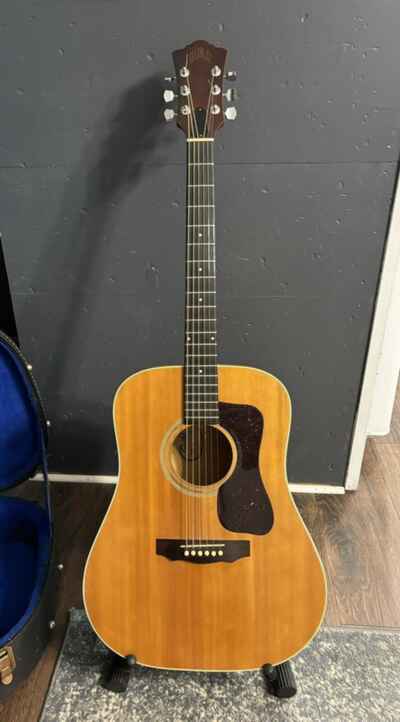 GUILD G37-BLD 1977  Acoustic Guitar 138051 With Original Hard Case & Receipt