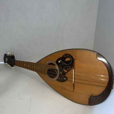 Suzuki Vintage Inlaid Bowl Back 8 String Mandolin Made In Japan 1960s