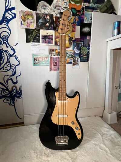 Fender Bronco Bass 4-String Electric Guitar - Black