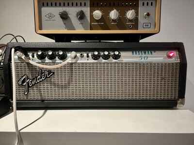 1976 Fender Bassman 50 valve amp head
