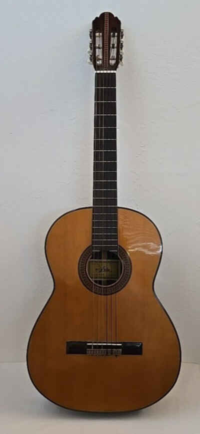 Vintage Aria Guitar Model No. 588 Serial No. 519 Acoustic Classical with Case