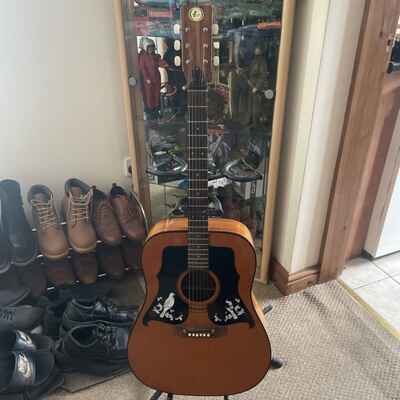 KAY 550 DOVE ACOUSTIC GUITAR poss 70 / 80s GOOD CONDITION FOR AGE see pics / read
