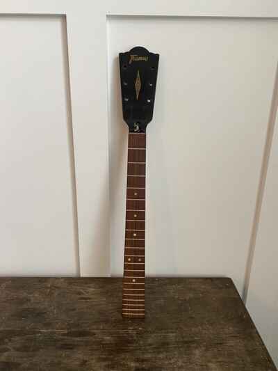 Vintage Framus Parlor Acoustic Guitar Neck 5 / 196 Gaucho Germany