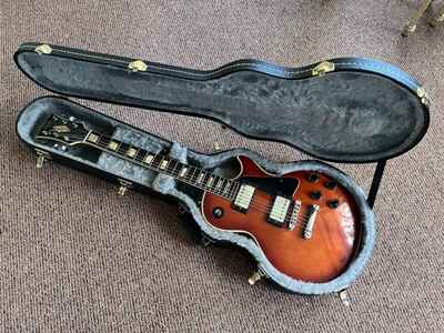 KILLER VINTAGE RH Hondo II Les Paul Electric Guitar Hard Case!