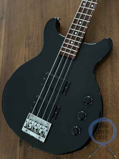 Greco TV Bass Guitar, Black, Made In Japan, 1991, TVB-650, Set Neck