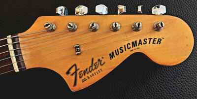 1978 Fender Musicmaster USA Made Olympic White Fully Restored Setup By Pro Shop