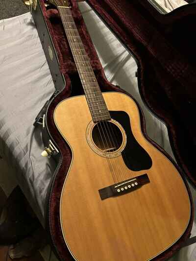 1971 Guild 6 String F-130NAT W /  Original Case Great Condition