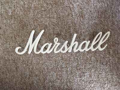 Marshall Vintage Script Logo 1970