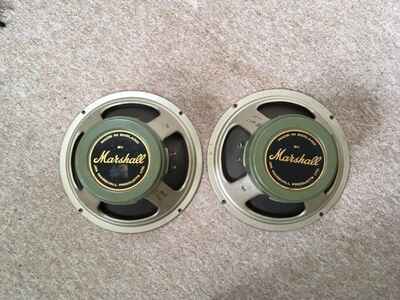 Celestion G12H Greenback Speakers 1971 Vintage