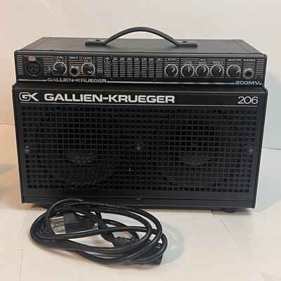 Gallien Krueger 200MV Rare Guitar Vocal Monitor amplifier, Vintage Combo Amp