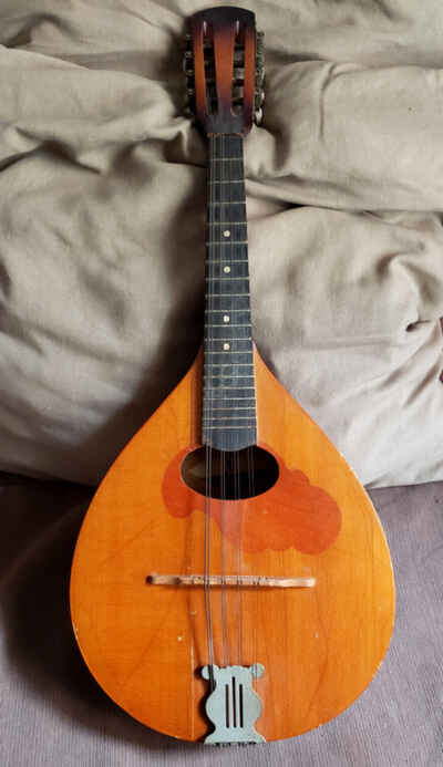 MANDOLINE vintage USSR années 70 russie LUNACHARKY Léningrad 8 cordes