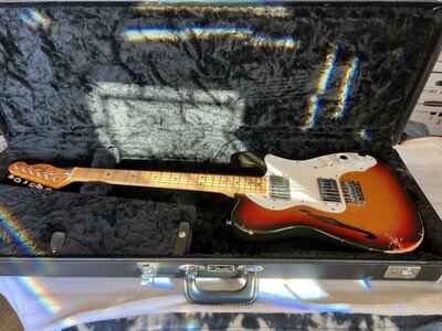 Vintage Fender 1974 Thinline Telecaster - Sunburst (Used In Recording Studio!)