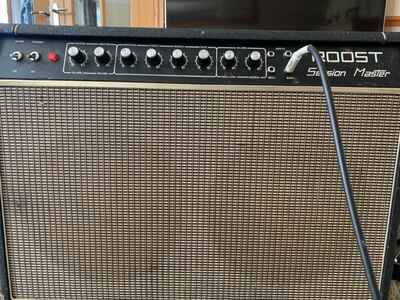 Vintage Guitar Valve Amp. Roost Session Master SM100R Combo 1978. Fully working.