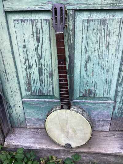 Vintage 6 String Banjo c 1890 Project, Restoration