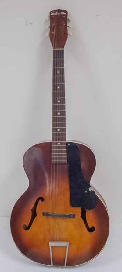 1959 - Silvertone Harmony H623 Archtop F-Hole Acoustic Guitar - Project AS-IS!