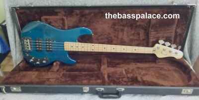 G&L L2000 BASS 1982 TRANS BLUE NITRO ASH BODY OLD HEAD MAPLE CLEAN & RARE W / OHSC