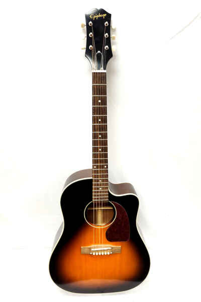 Epiphone J-45 EC Studio Acoustic-Electric Guitar Vintage Sunburst 1601384