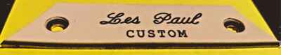 Original Genuine NAME PLATE ONLY For 1961 Gibson Les Paul / SG Custom Guitar