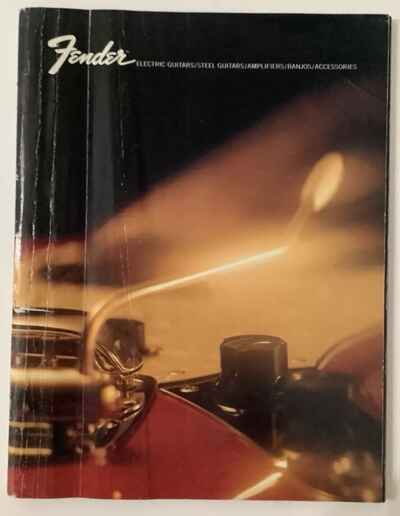 1970 CBS Fender Catalogue 95 page Electric Guitars Amplifiers Banjos Accessories