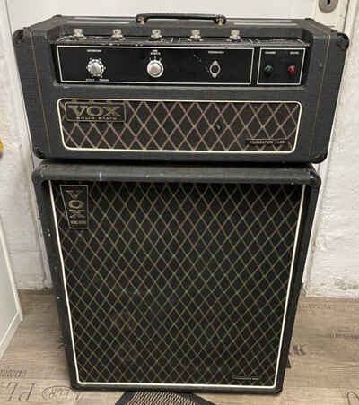 VOX Bassverstärker (1968 - 1970) Foundation Bass plus Box (gratis)